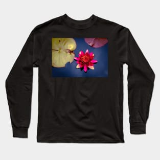 Meditation Wall Art Print - Water Lily Meditation - canvas, Photo print, artboard print, poster Canvas Print Long Sleeve T-Shirt